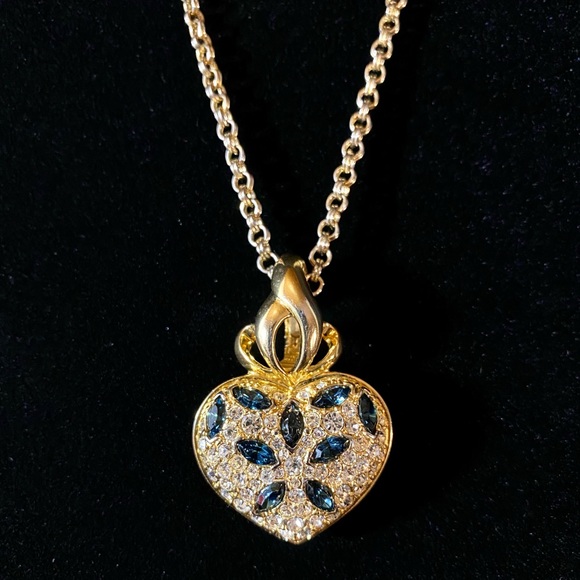 Vintage Nolan Miller Heart Pendant Necklace - Picture 14 of 17